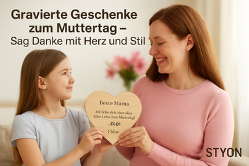 Gravierte Geschenke zum Muttertag – Sag Danke mit Herz und Stil