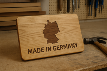 Made in Germany: Warum gravierte Holzprodukte aus deutscher Handarbeit überzeugen