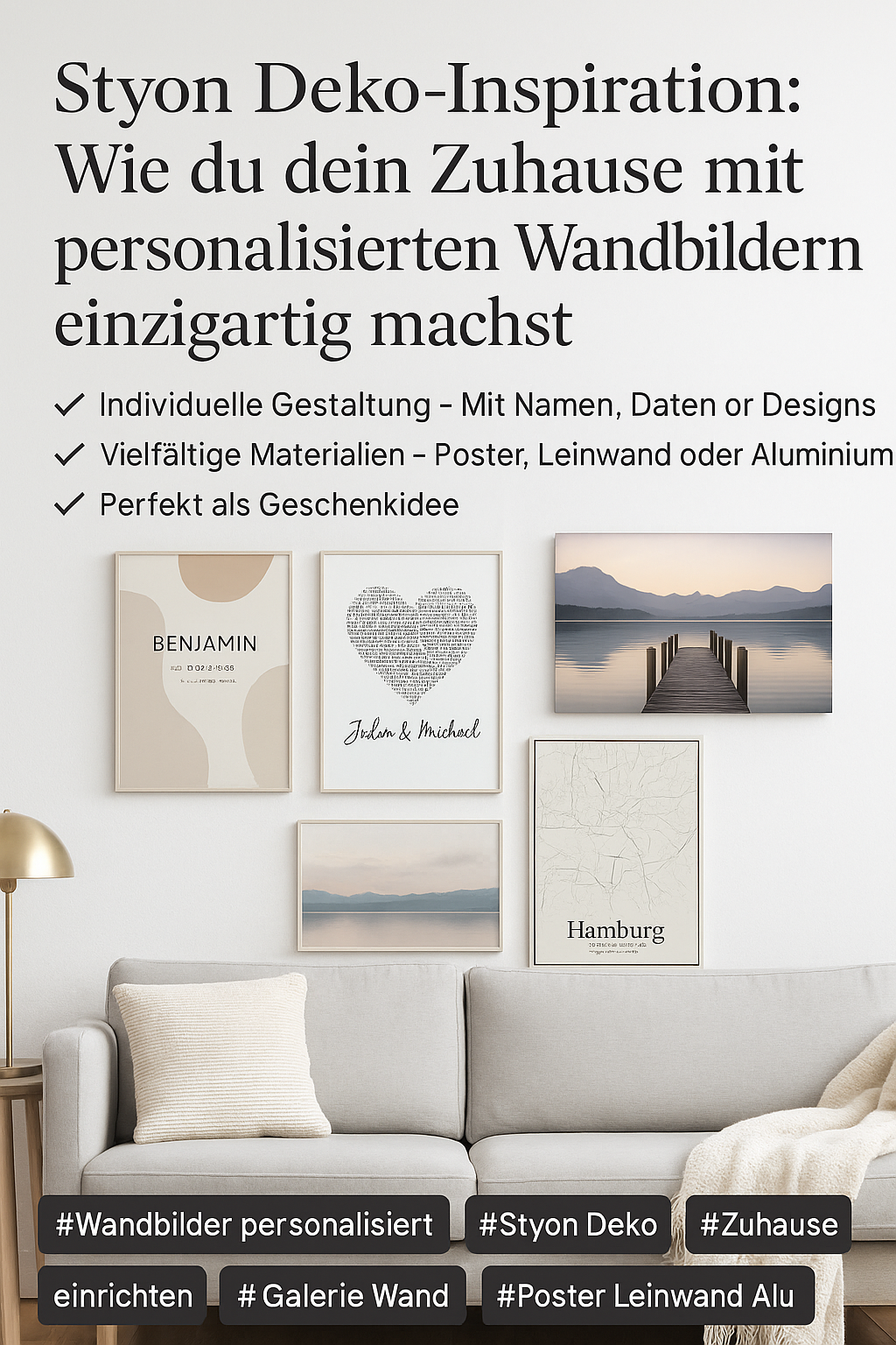 🎨 Styon Deko-Inspiration: Wie du dein Zuhause mit personalisierten Wandbildern einzigartig machst