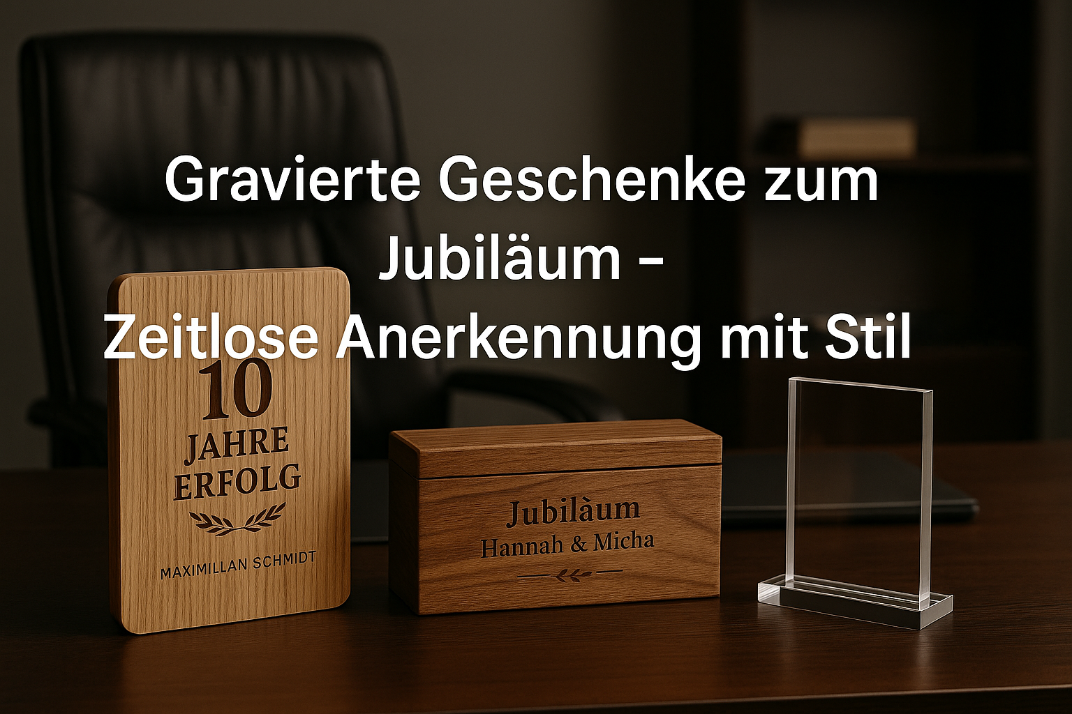 Gravierte Geschenke zum Jubiläum – Zeitlose Anerkennung mit Stil