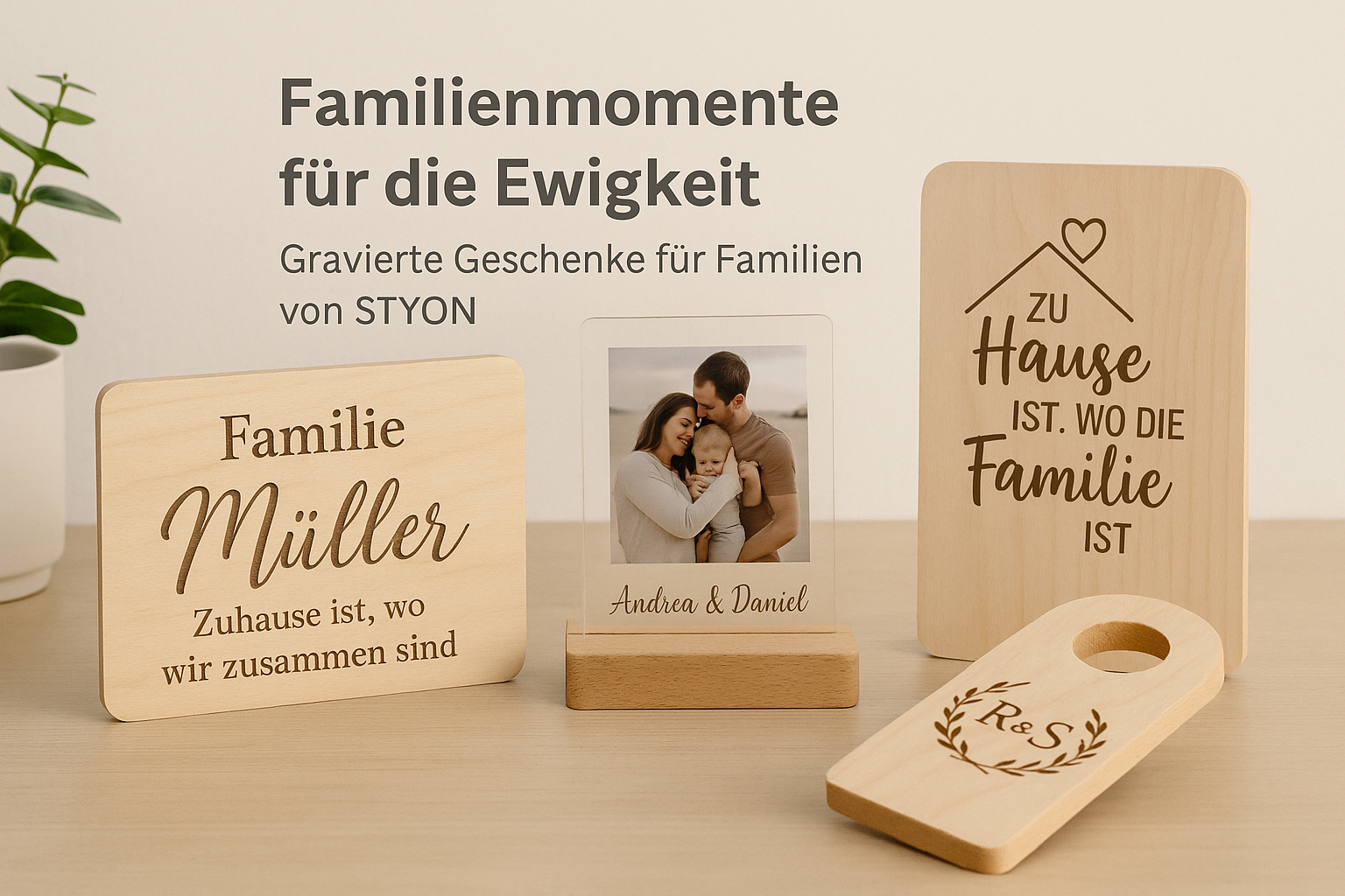Familienmomente für die Ewigkeit – Gravierte Geschenke für Familien von STYON