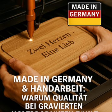 Made in Germany: Qualität bei gravierten Holzprodukten