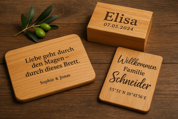 Was auf Holz gravieren? 150 Text-Ideen und Layout-Tipps