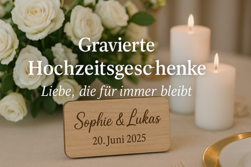 Gravierte Hochzeitsgeschenke – Liebe, die für immer bleibt