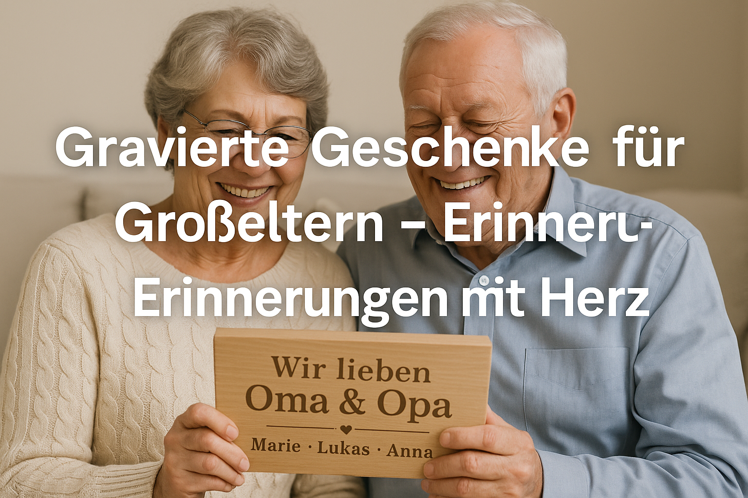 Gravierte Geschenke für Großeltern – Erinnerungen mit Herz