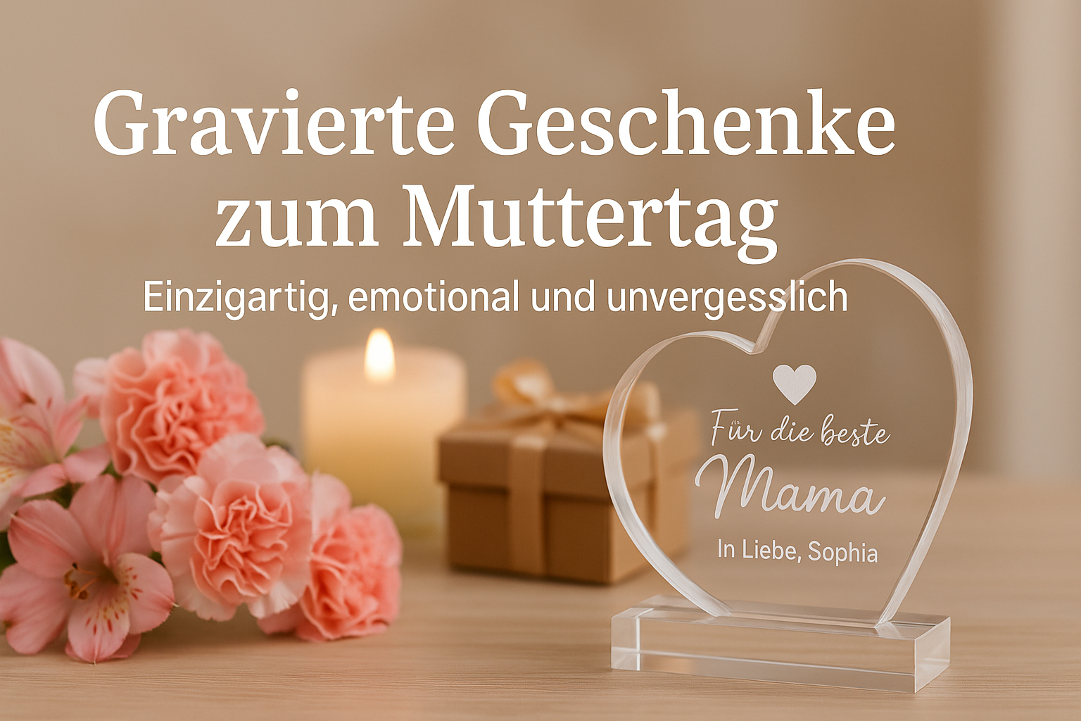 Gravierte Geschenke zum Muttertag – Einzigartig, emotional und unvergesslich