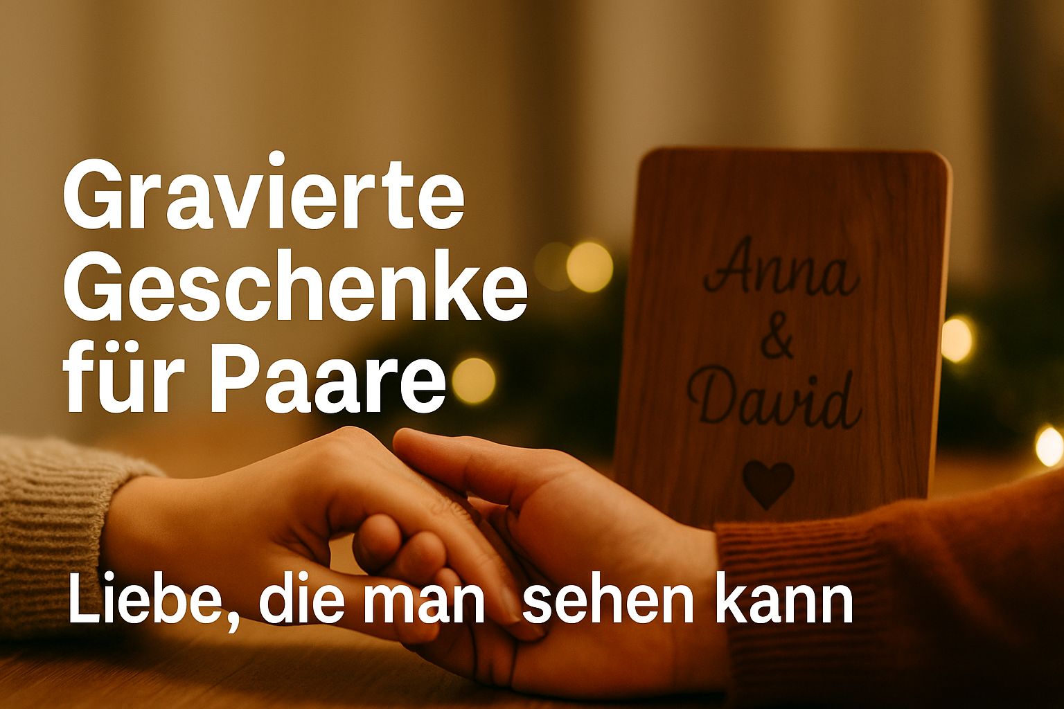 Gravierte Geschenke für Paare – Liebe, die man sehen kann