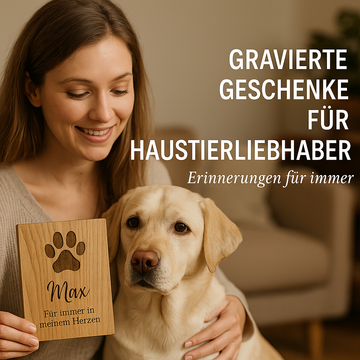 Gravierte Geschenke für Haustierliebhaber – Erinnerungen für immer
