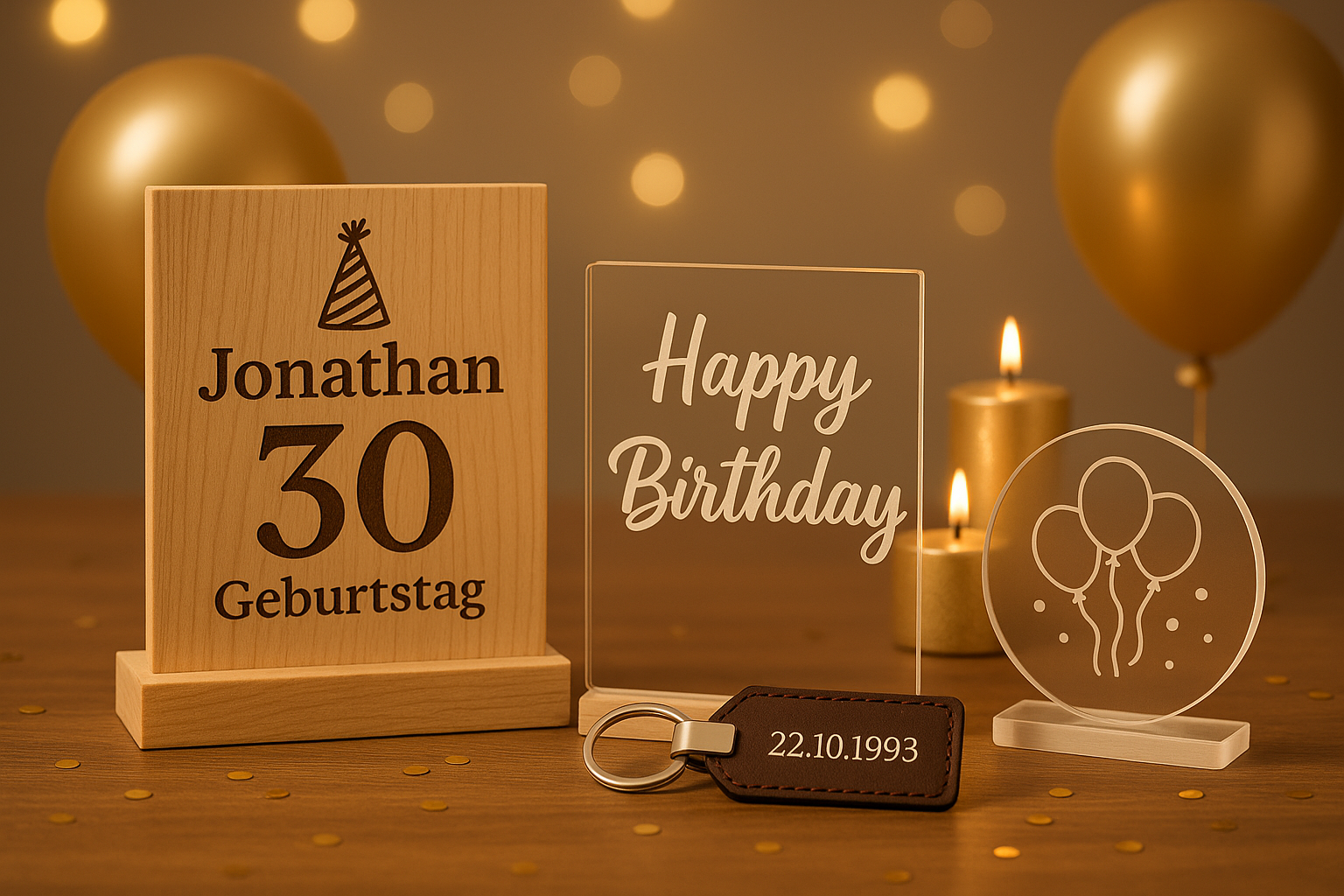 Feiere den besonderen Tag – Personalisierte Geburtstagsgeschenke von STYON