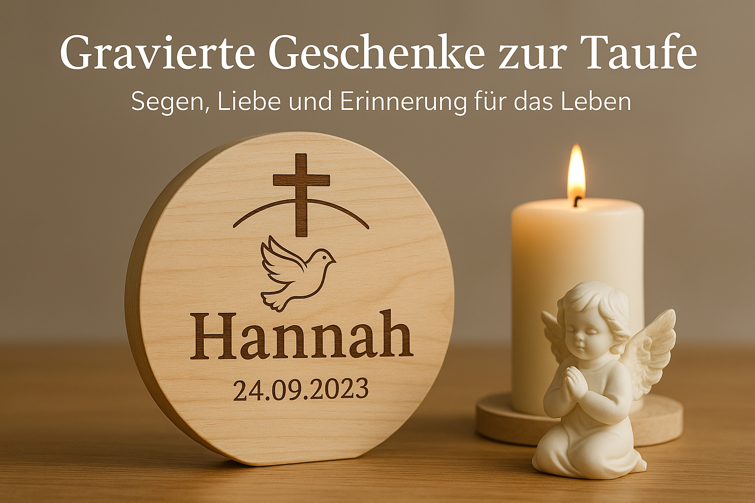 Gravierte Geschenke zur Taufe – Segen, Liebe und Erinnerung für das Leben