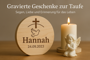 Gravierte Geschenke zur Taufe – Segen, Liebe und Erinnerung für das Leben