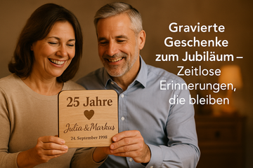 Gravierte Geschenke zum Jubiläum – Zeitlose Erinnerungen, die bleiben