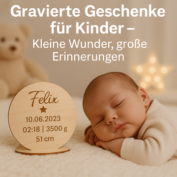 Gravierte Geschenke für Kinder – Kleine Wunder, große Erinnerungen