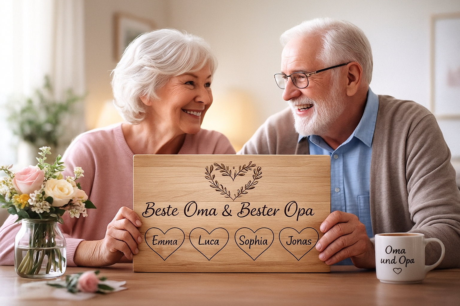 Gravierte Geschenke für Großeltern – Erinnerungen, die bleiben