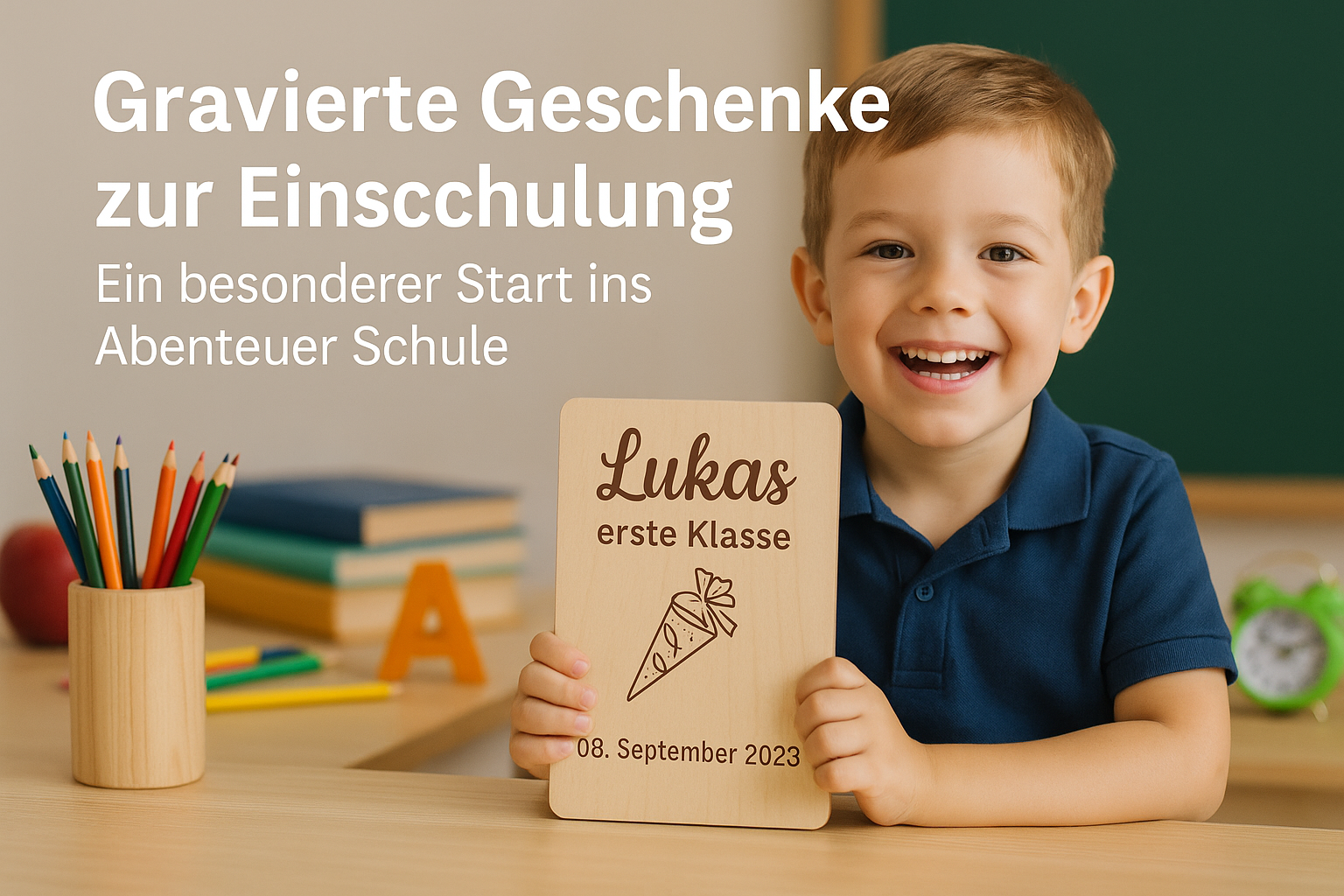 Gravierte Geschenke zur Einschulung – Ein besonderer Start ins Abenteuer Schule