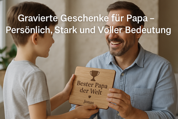 Gravierte Geschenke für Papa – Persönlich, Stark und Voller Bedeutung