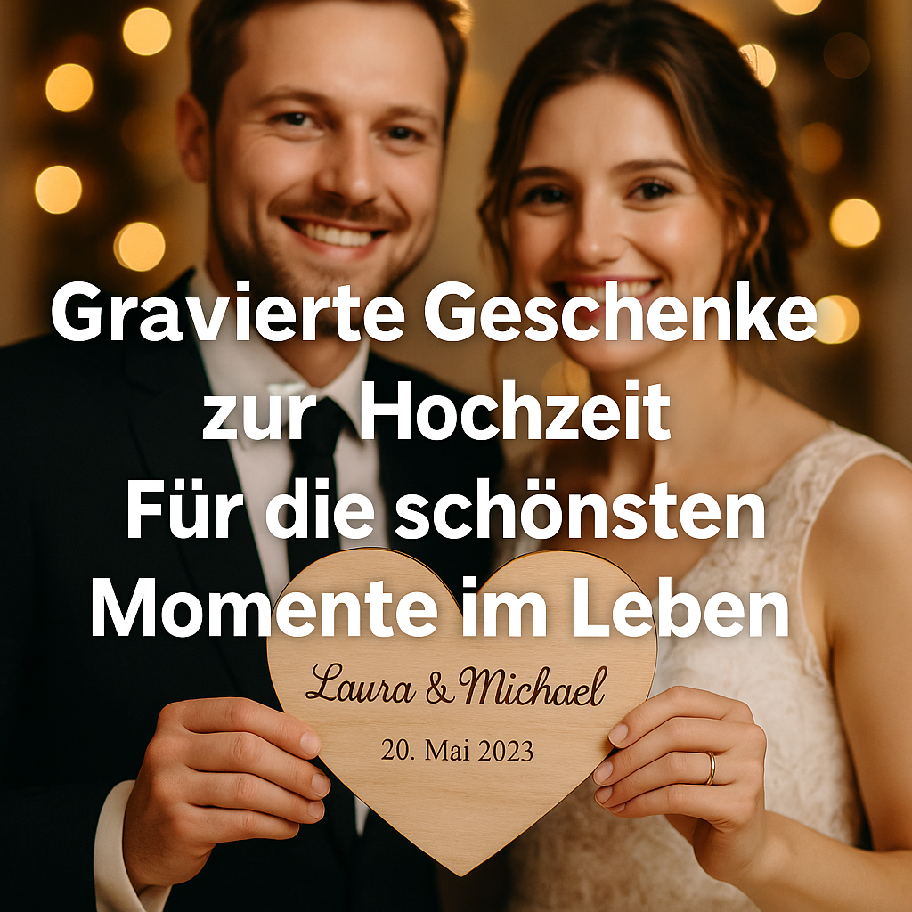 Gravierte Geschenke zur Hochzeit – Für die schönsten Momente im Leben