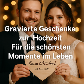 Gravierte Geschenke zur Hochzeit – Für die schönsten Momente im Leben