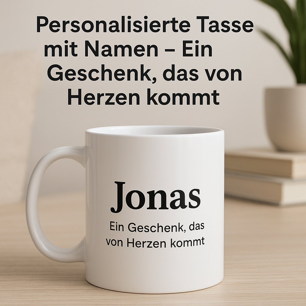 Personalisierte Tasse mit Namen – Ein Geschenk, das von Herzen kommt