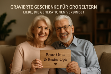 Gravierte Geschenke für Großeltern – Liebe, die Generationen verbindet