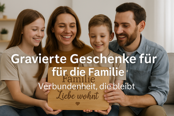 Gravierte Geschenke für die Familie – Verbundenheit, die bleibt