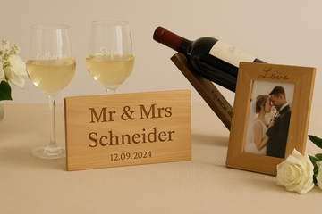 Unvergessliche Gravierte Hochzeitsgeschenke – Liebevoll personalisiert von STYON
