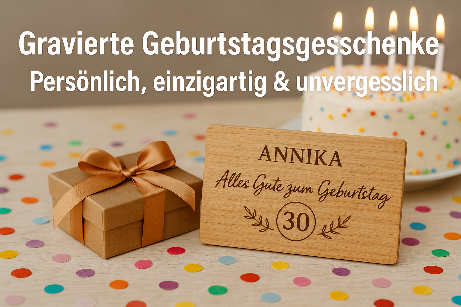 Gravierte Geburtstagsgeschenke – Persönlich, einzigartig & unvergesslich