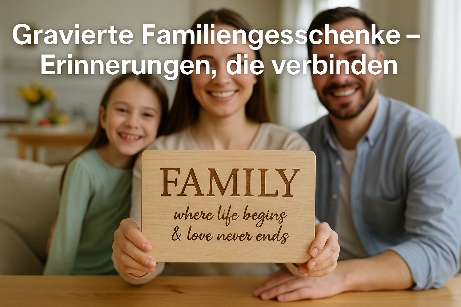 Gravierte Familiengeschenke – Erinnerungen, die verbinden