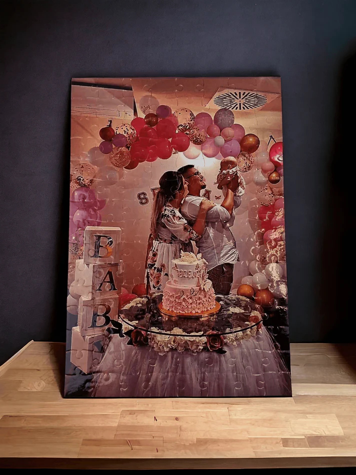 Personalisiertes Puzzle mit 120 Teilen, bedruckt mit eigenem Foto – individuelles Geschenk von Styon