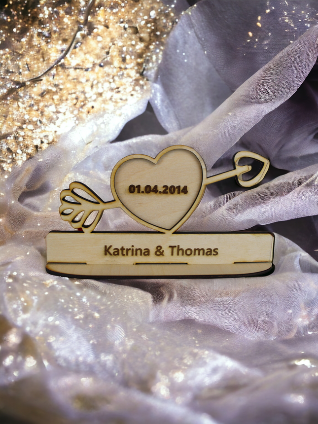 Inima dragoste nunta cadou personalizat logodna nume