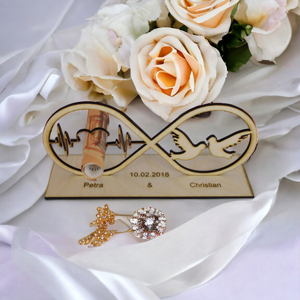 Unendlichkeitszeichen Personalisiert Hochzeitsgeschenk Verlobung Geschenk