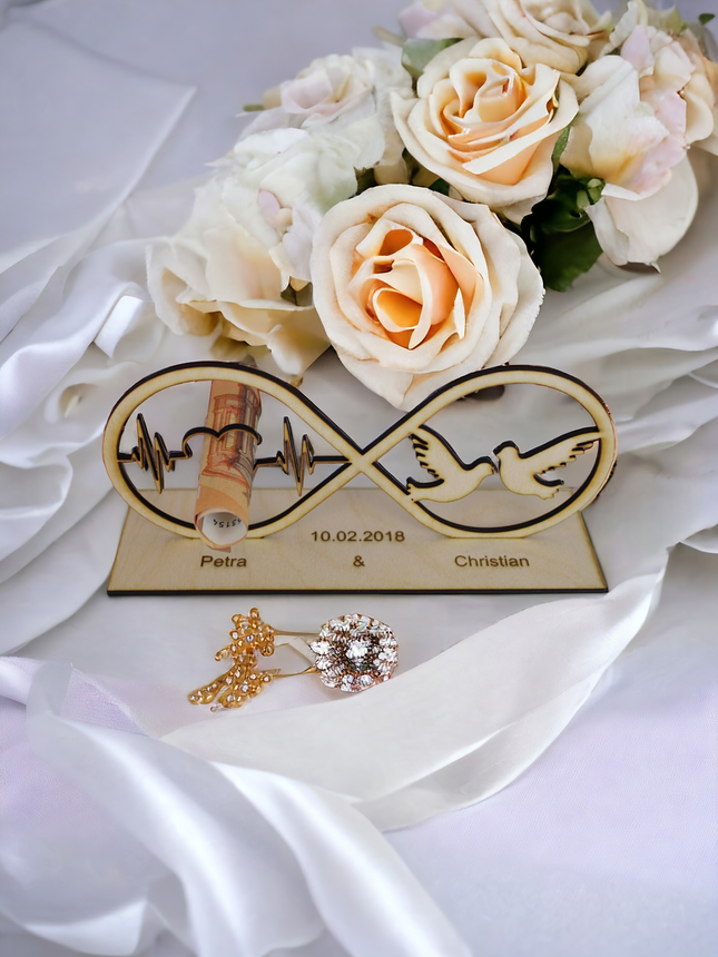 Unendlichkeitszeichen Personalisiert Hochzeitsgeschenk Verlobung Geschenk