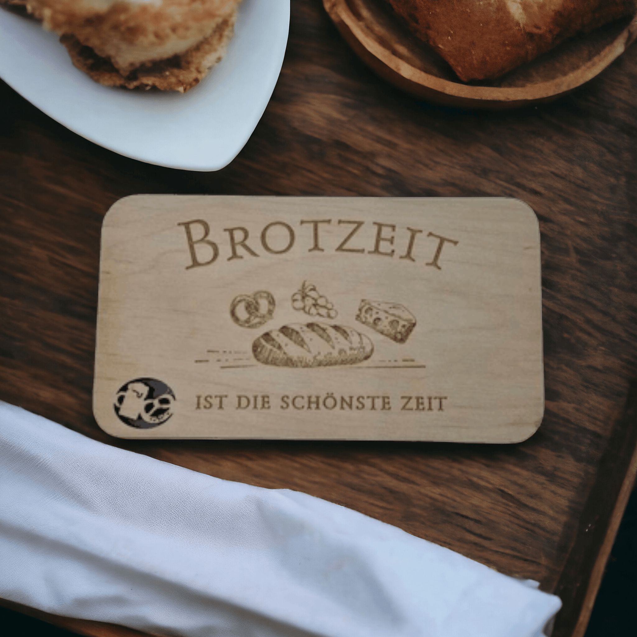 Holzbrettchen,Schneidebrettchen BROTZEIT - Styon