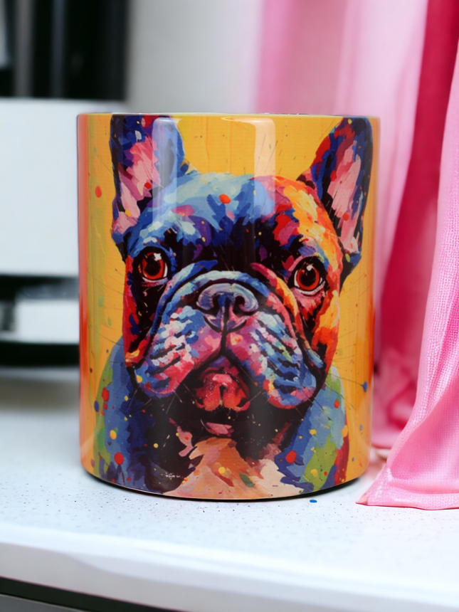 Magische Tasse mit Bulldogge geschenk