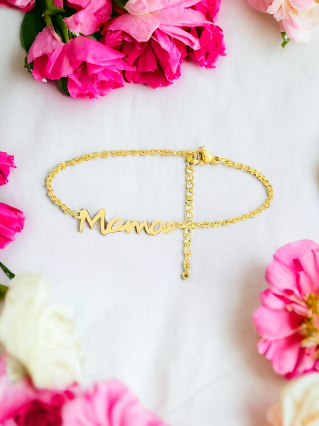 Elegantes Gold-Titan-Stahl Armband Für Frauen, Muttertags-Geschenk