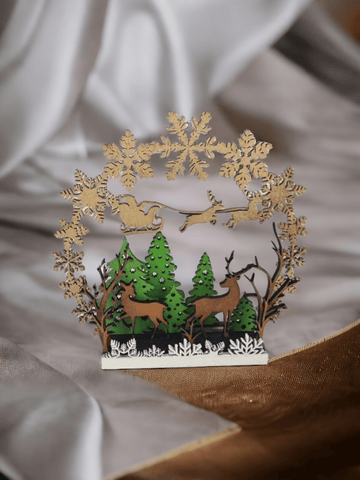 Dekoration, 3d Winterlandschaft, Weihnachtszauber, besondere Weihnachtsdekoration - Styon