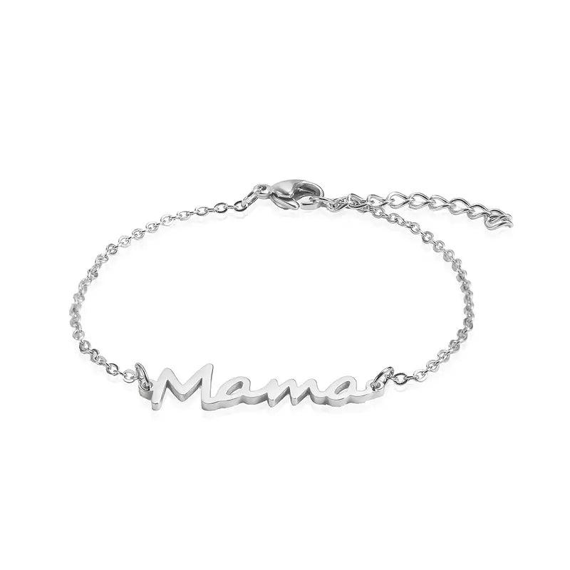 Elegantes Silber Armband aus Titanstahl Geschenk zum Muttertag - Styon