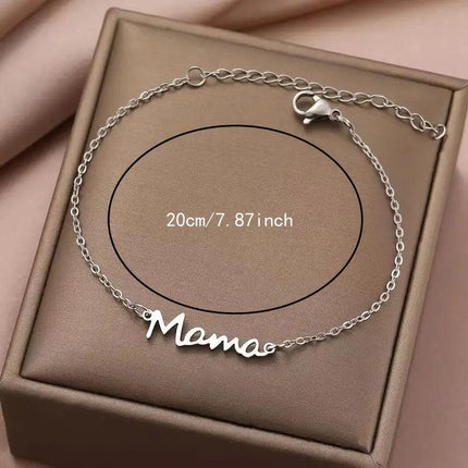 Elegantes Silber Armband aus Titanstahl Geschenk zum Muttertag - Styon
