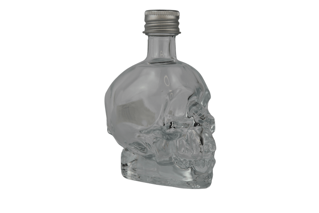 Flasche mit Totenkopfglas 50ml - Styon