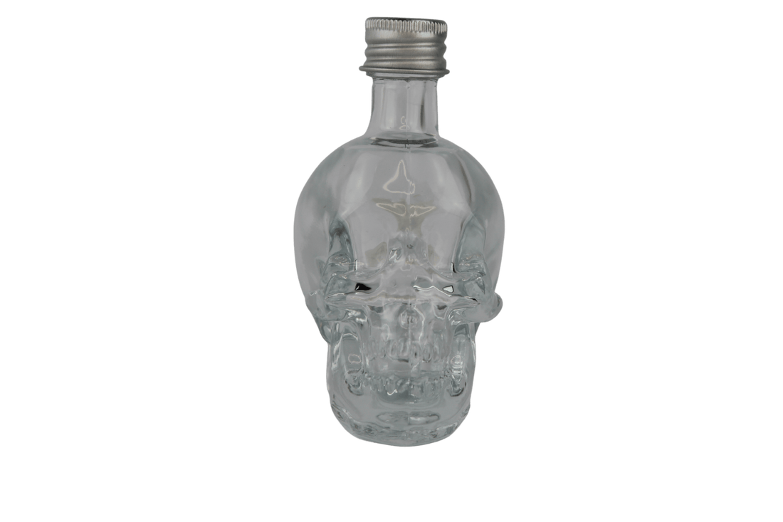 Flasche mit Totenkopfglas 50ml - Styon