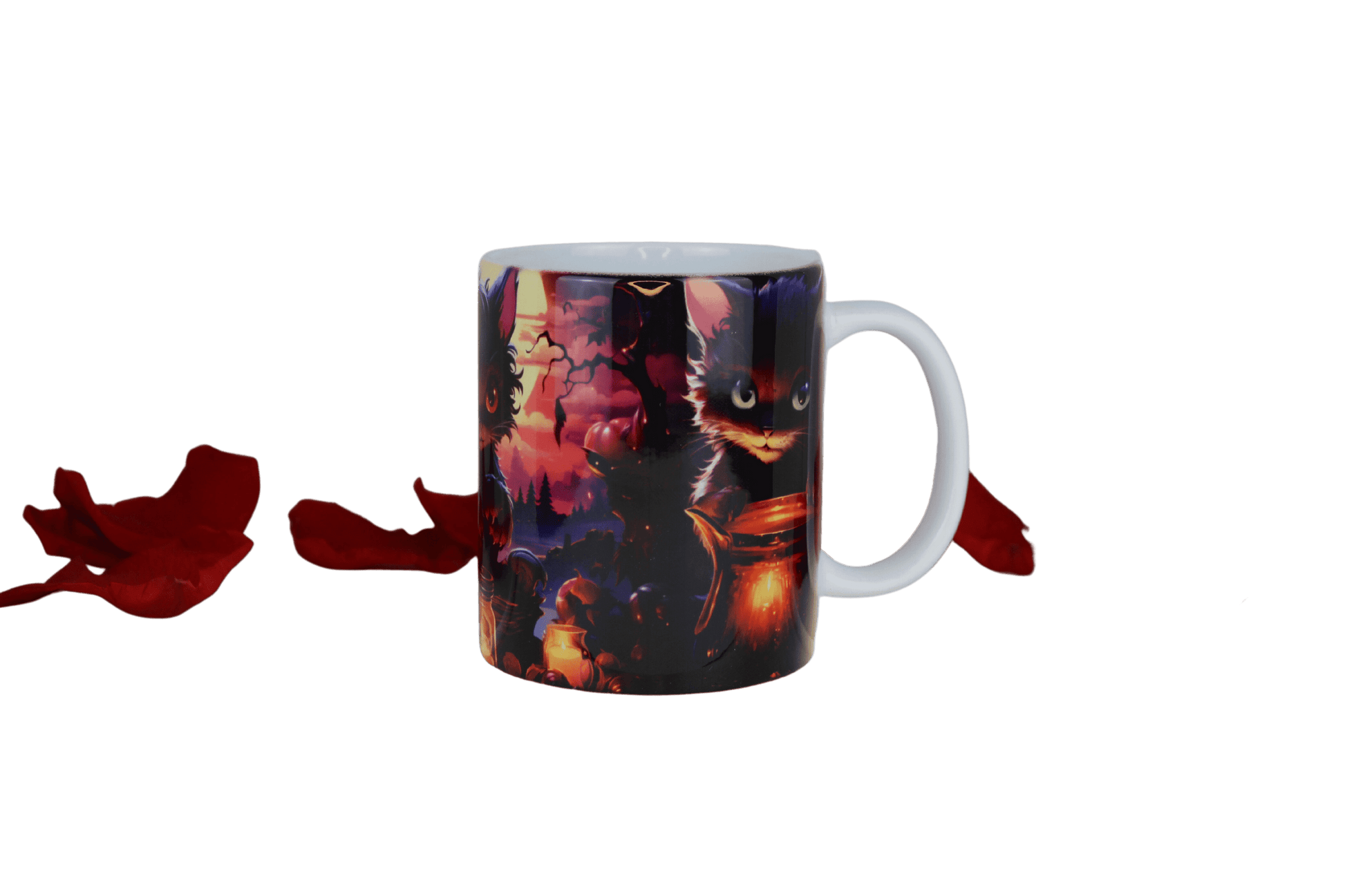 Halloween Katzenbecher Tasse Festliche Gesellschaft 11 oz - Styon