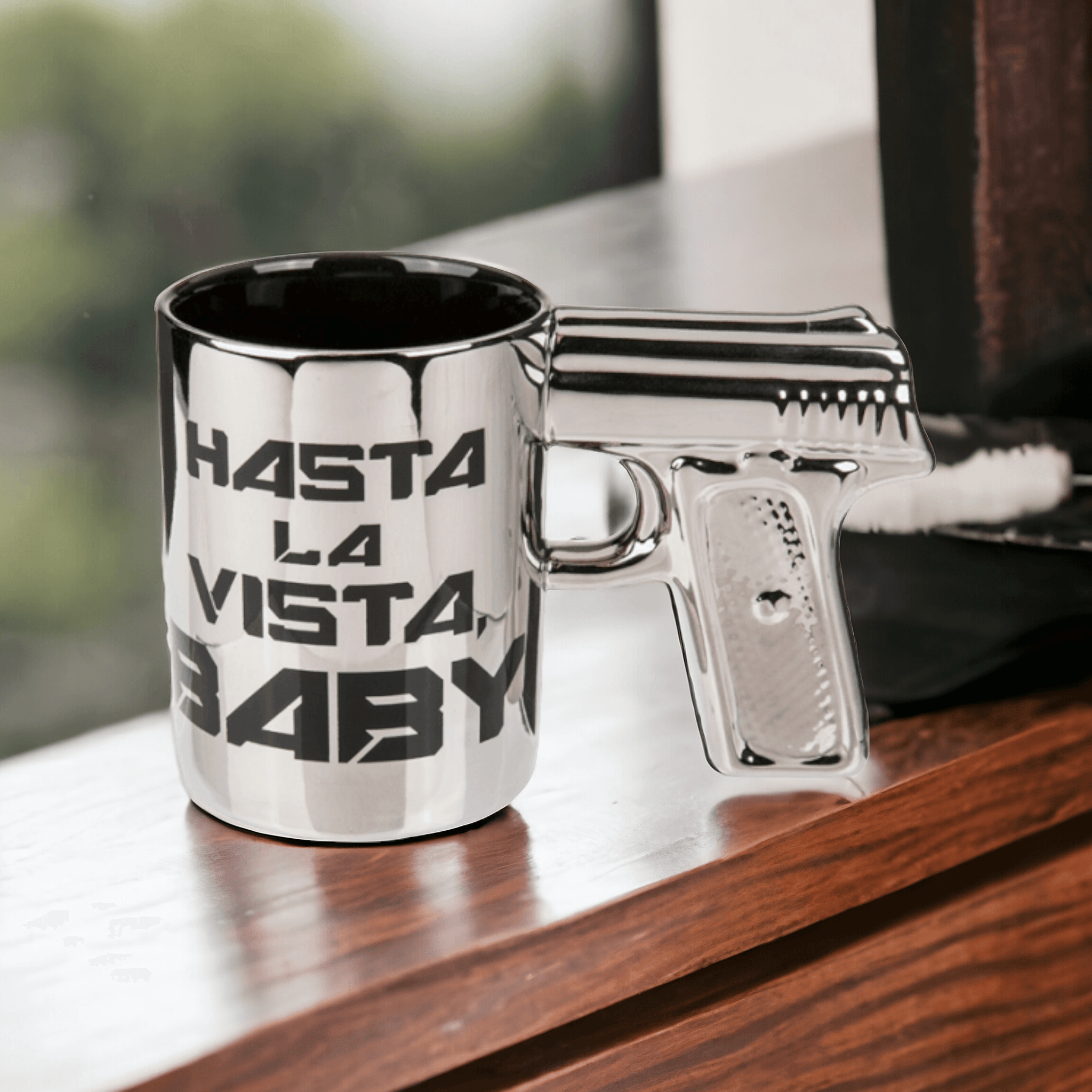 Hasta la vista, Baby Silberner Tasse Geschenk für Filmfans - Styon