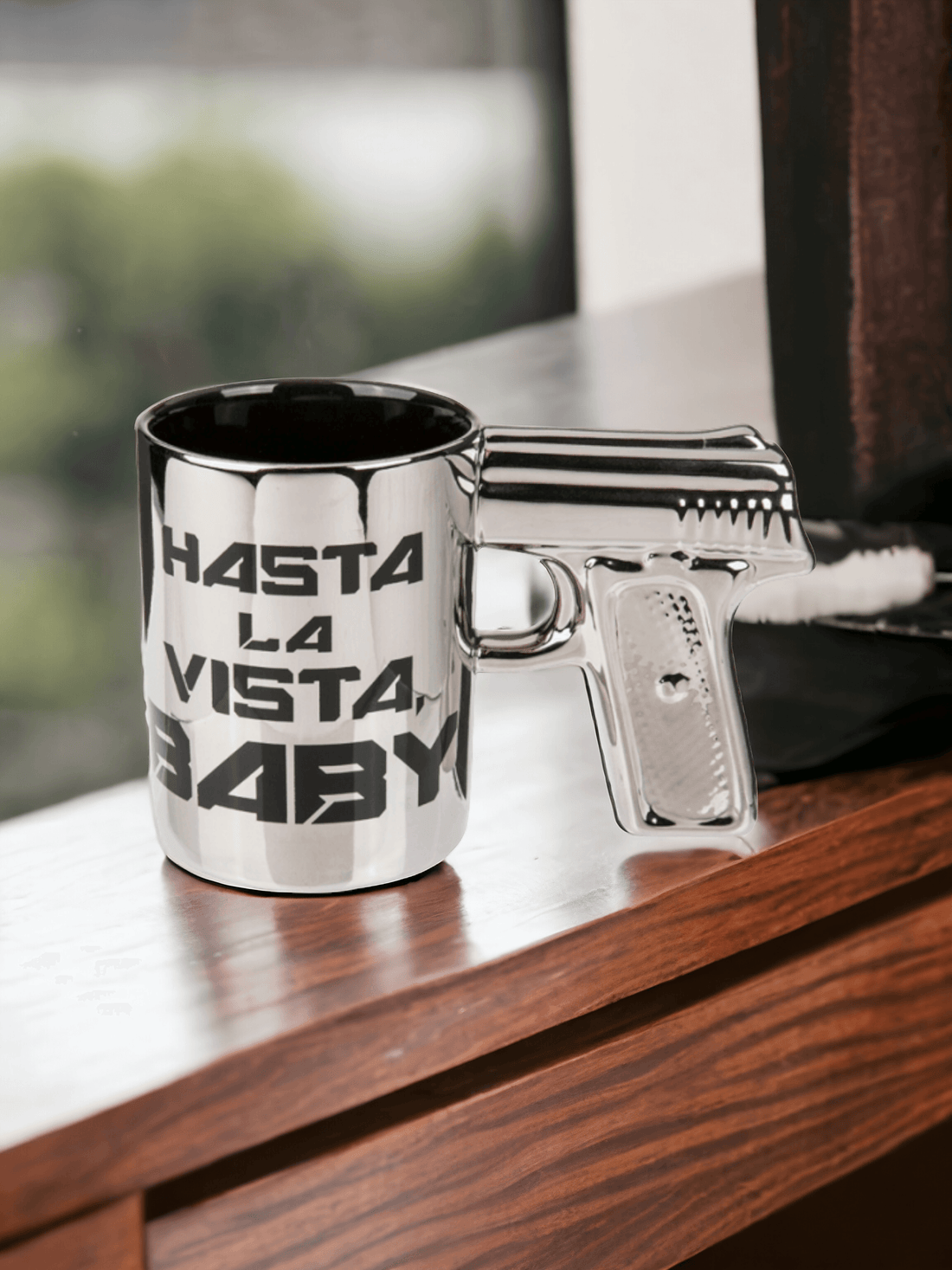 Hasta la vista, Baby Silberner Tasse Geschenk für Filmfans - Styon