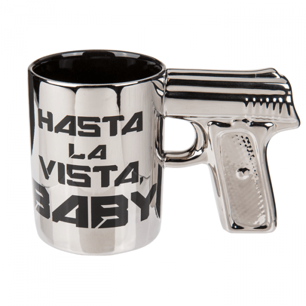 Hasta la vista, Baby Silberner Tasse Geschenk für Filmfans - Styon