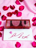 Ich liebe dich Box, roter, Fenster,rosa Seifenrosen - Styon