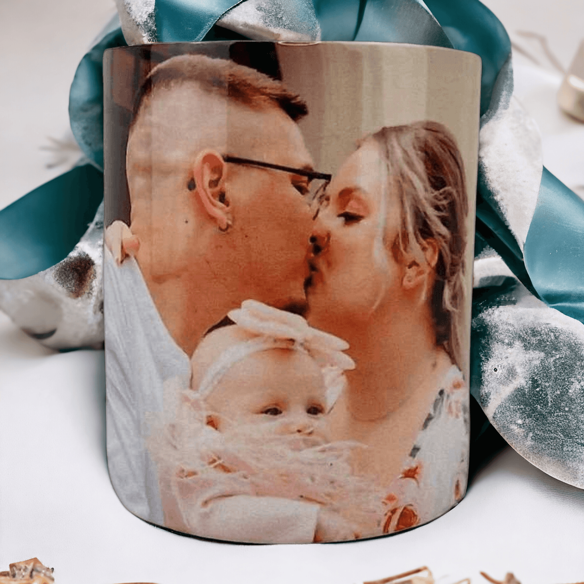 Individuell gestaltbare 325 ml Tasse mit Wunschbild | Foto personalisiert | Geschenk - Styon