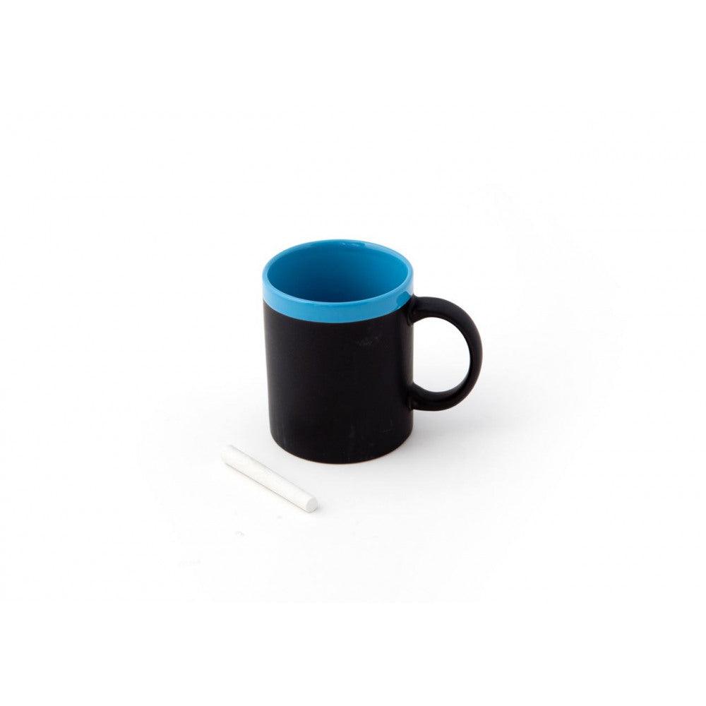 Memo Mug Beschreibbare Keramik Tasse Schwarz mit Kreide 220ml - Styon