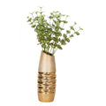 Moderne runde Vase gold/creme,Material: Keramik,Farbe gold - Styon