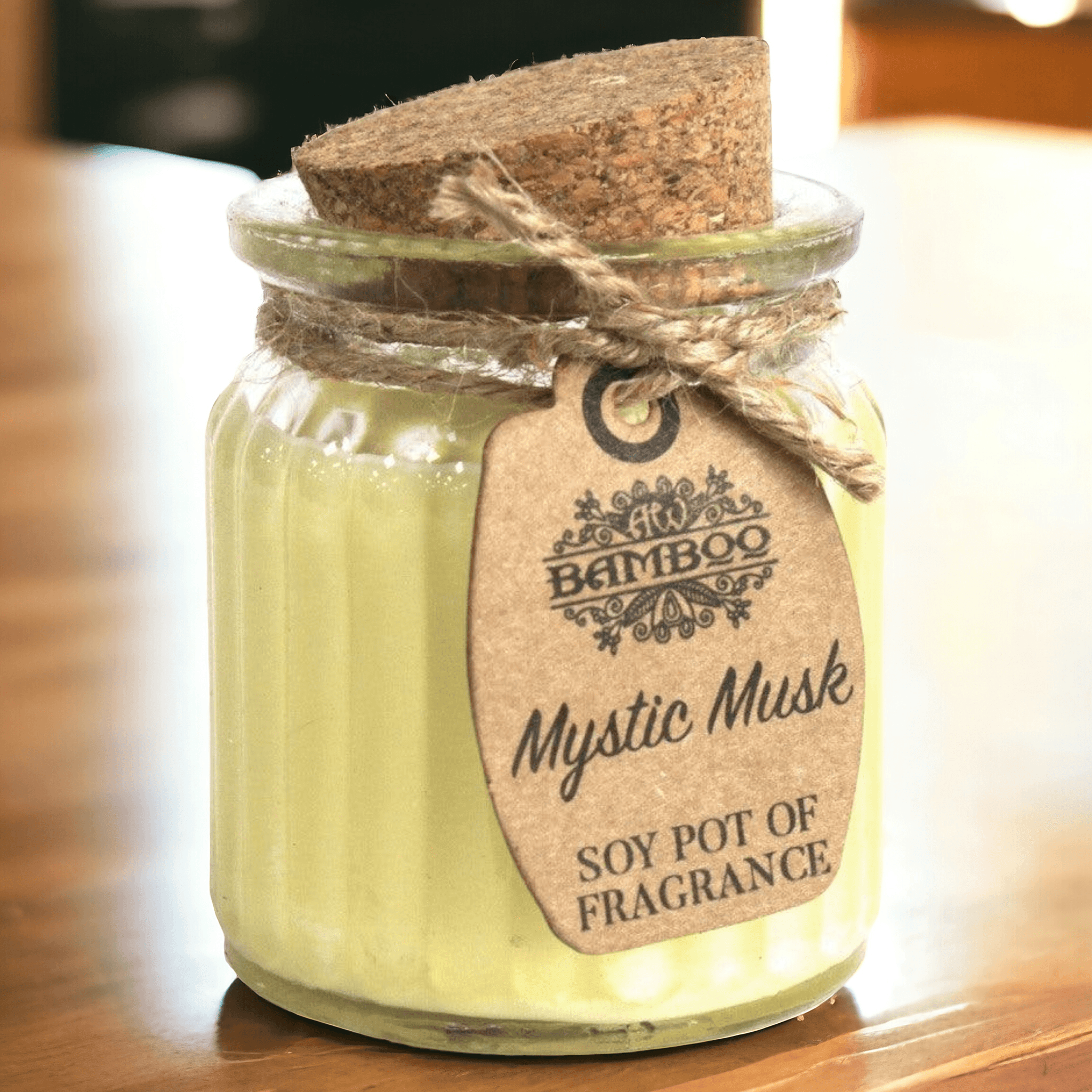 Mystic Musk Soy Pot Duftkerzen im glas ca. 25 h Brenndauer - Styon