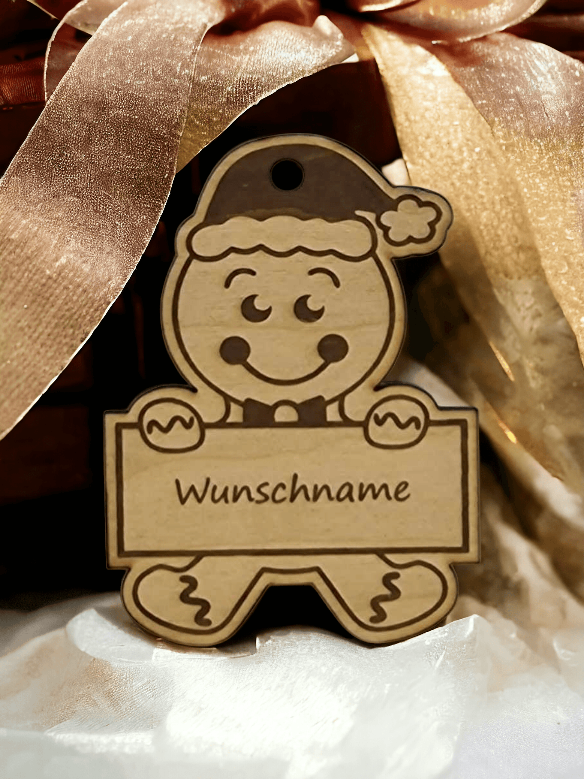 Personalisierte Holzkugeln Ihr Name, Der Zauber von Weihnachten - Styon